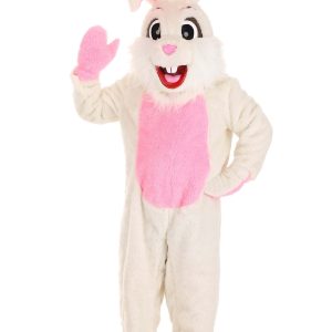 Easter Bunny White Mascot Costume