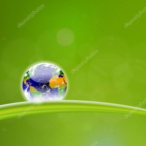 Fresh Earth dew drop