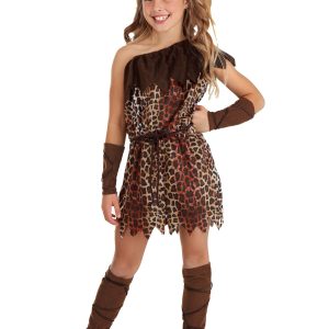 Girl's Prehistoric Cave Girl Costume