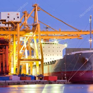 Industrial Container Cargo Ship