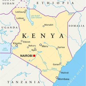 Kenya Political Map