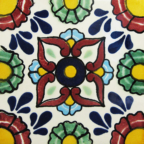 Margarita Hand-Painted Talavera Tile