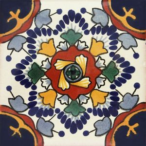 Nube Azul Hand-Painted Talavera Tile