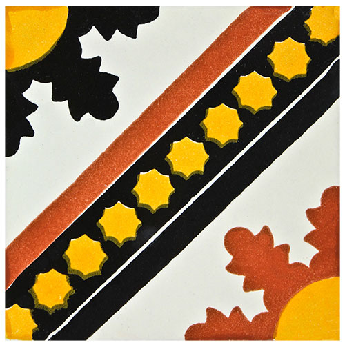 Panuelo Hand-Painted Talavera Tile
