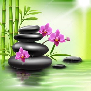 Realistic spa background