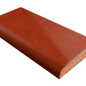 Red Terra Cotta Hand-Painted Bullnose Talavera Tile