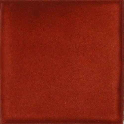 Red Terra Cotta Hand-Painted Talavera Tile