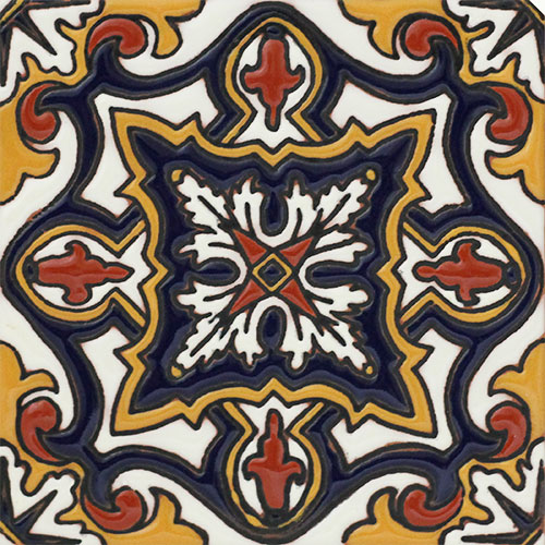 Relief Finish Talavera Tile - Quantity 1