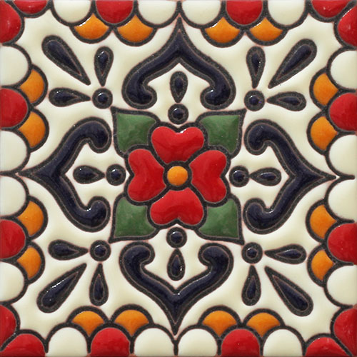 Relief Finish Talavera Tile - Quantity 1