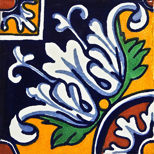 Romanesco Hand-Painted Talavera Tile