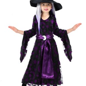 Toddler Purple Moon Witch Costume