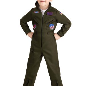Toddler Top Gun Deluxe Flight Suit Costume