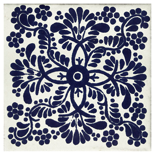 Veronica Azul Talavera Tile - Quantity 1