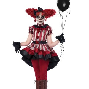 Wicked Clown Costume Girls