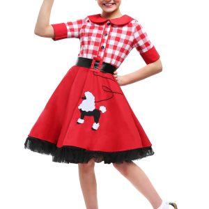 50's Sock Hop Darling Girl's Costume Dress