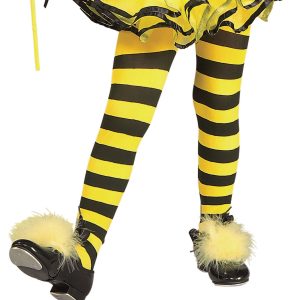 Bumblebee Costume Tights for Girls