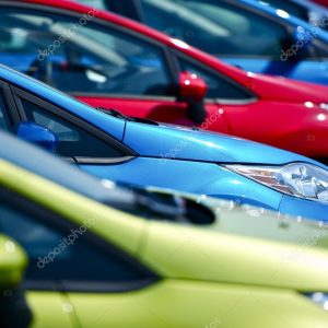 Colorful Cars Stock