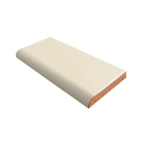 Cream White Hand-Painted Bullnose Talavera Tile