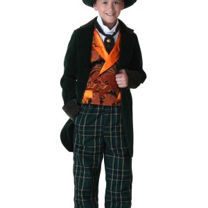 Deluxe Mad Hatter Kid's Costume