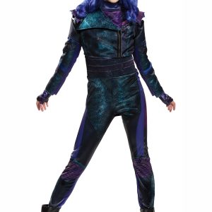 Disney Deluxe Descendants 3 Girls Mal Costume