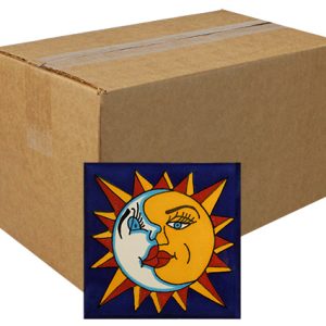 Eclipse w/ Moon on Left Talavera Tile - Box of 90