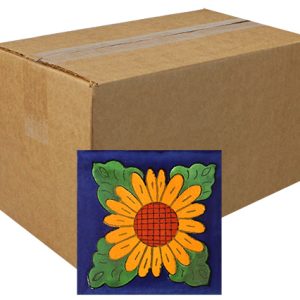 Girasol Especial Talavera Tile - Box of 90