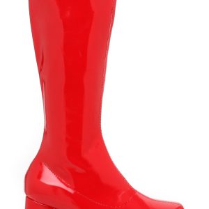 Girls Red Gogo Boots