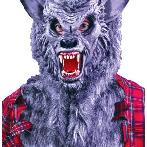 Grey Werewolf Mask