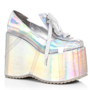 Holographic Women's Platform Shoes