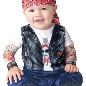Infant Born to be Wild Biker Costume