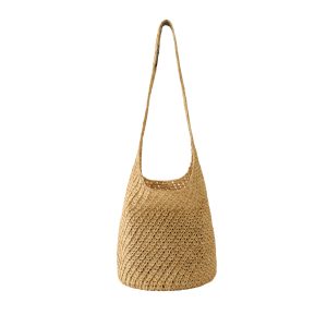 Lani Raffia Crochet Sac