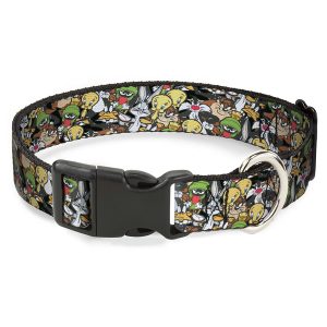 Looney Tunes 6-Character Stacked Collage Collar
