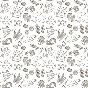 Pasta food pattern
