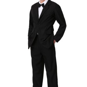 Plus Size Black Costume Suit for Men