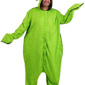 Plus Size Disney Oogie Boogie Onesie Costume for Adults