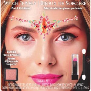 Princess Witch Costume Jewels & Makeup Kit