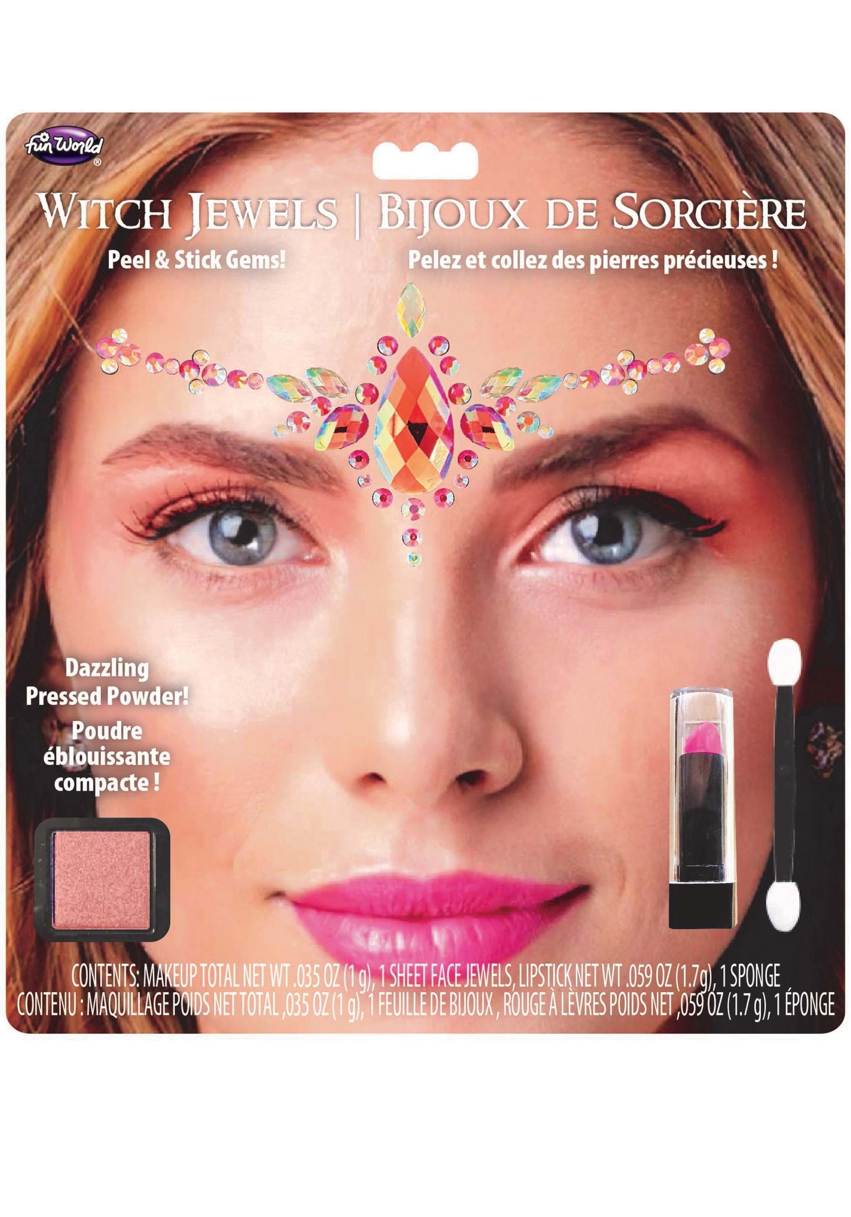 Princess Witch Costume Jewels & Makeup Kit