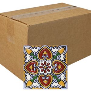 Relief Finish Talavera Tile - Box of 90