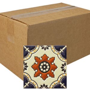 Relief Finish Talavera Tile - Box of 90