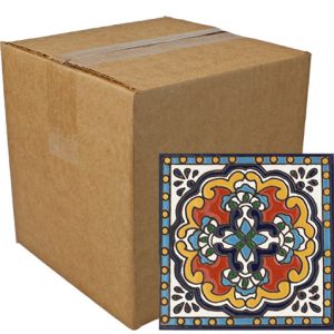 Relief Finish Talavera Tile - Pack of 9