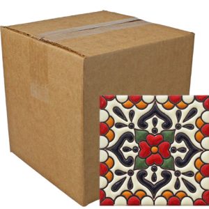 Relief Finish Talavera Tile - Pack of 9