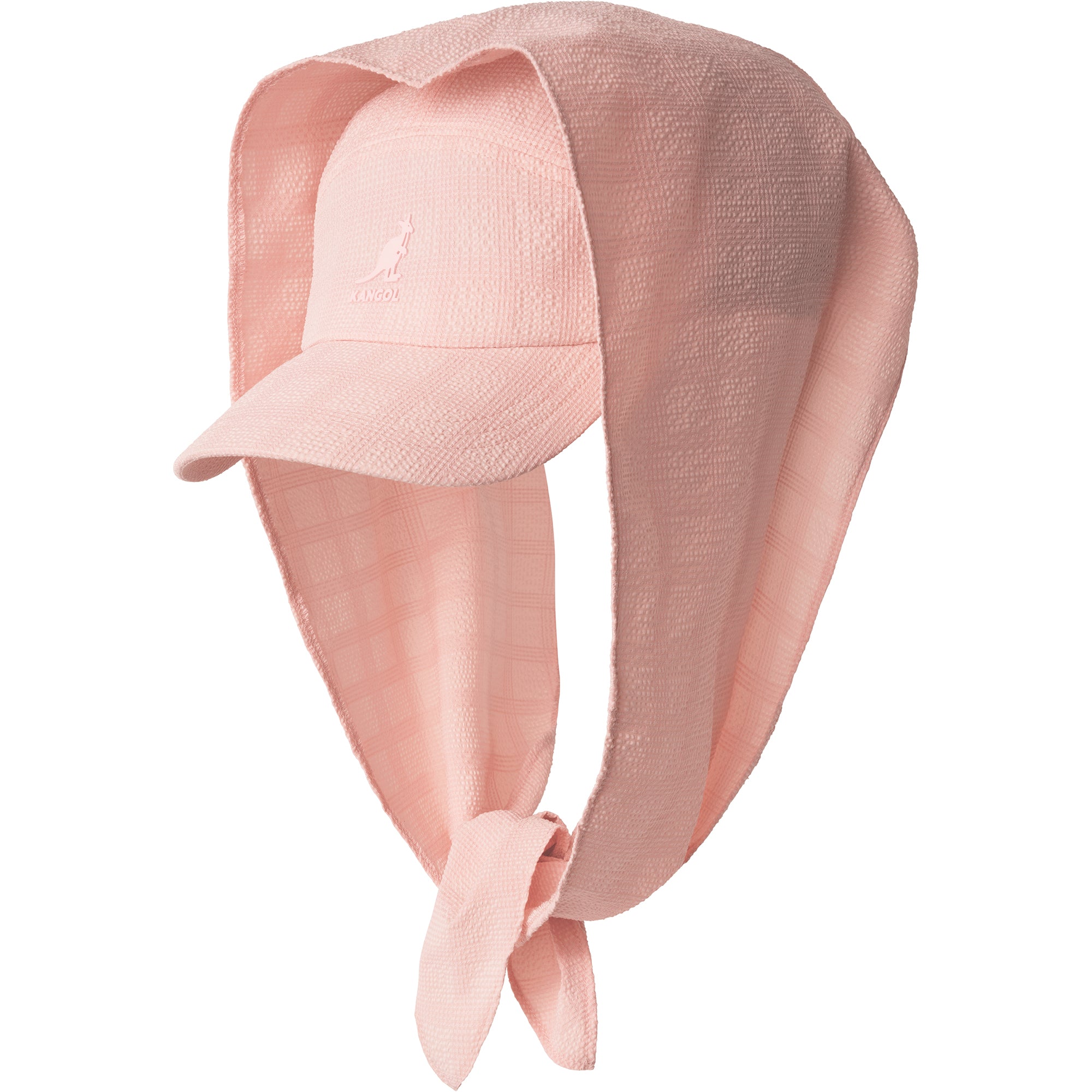 Seersucker Drape 5-Panel Cap