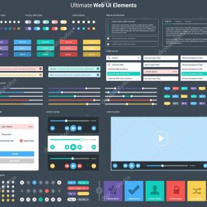 Ultimate dark web UI elements