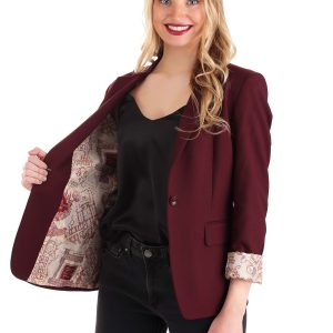 Women's Harry Potter Marauder's Map Suit Blazer