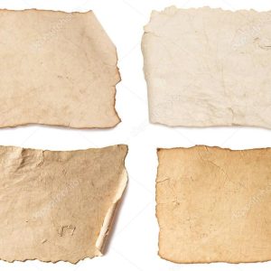 various blank brown papers