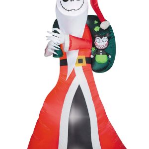 10FT Disney Jack Skellington Sandy Claws Inflatable Decoration
