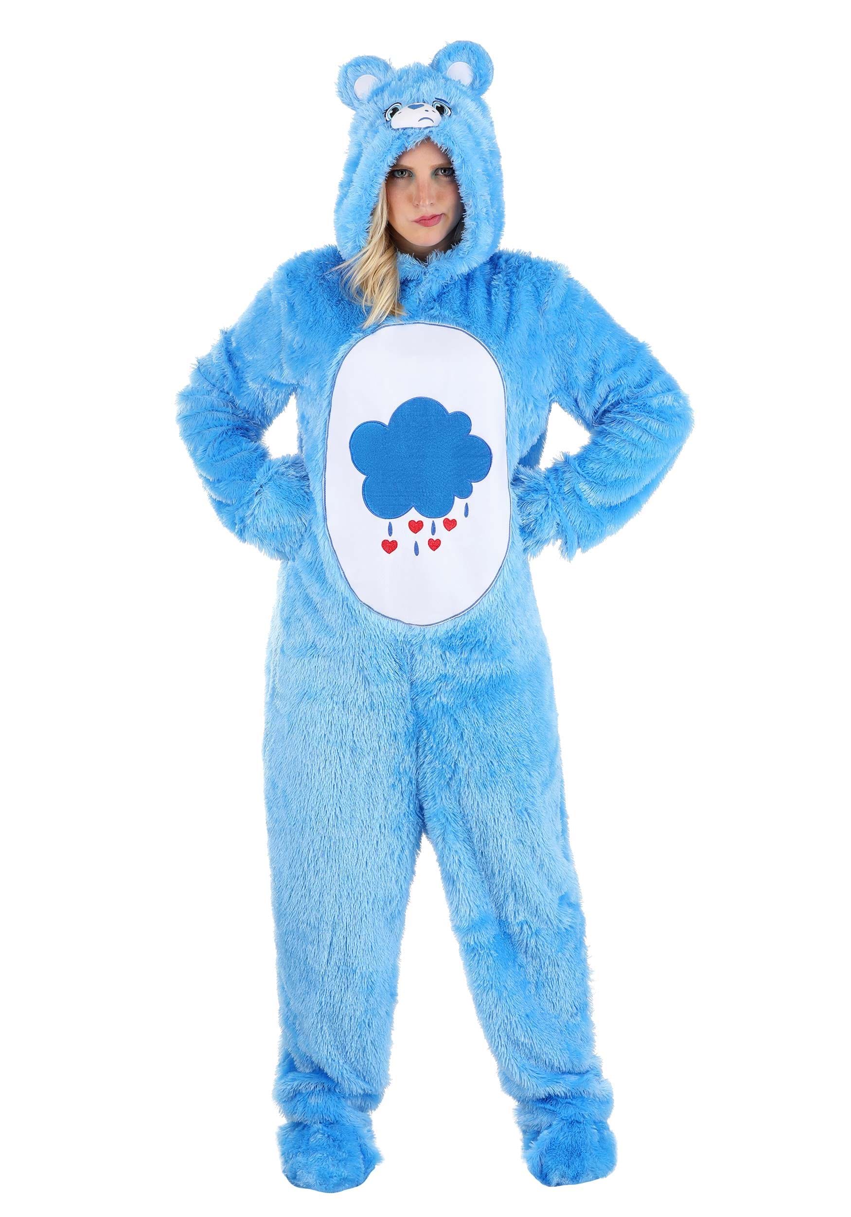 Adult Care Bears Retro Grumpy Bear Costume