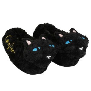 Adult Coraline Cat Slippers