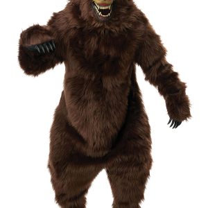 Adult Deluxe Grizzly Bear Costume with Ani-Motion Mask