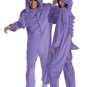 Adult Deluxe Pok??mon Gengar Hooded Jumpsuit Costume